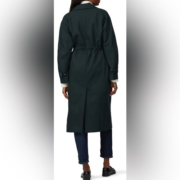 Kate Spade Tie Waist Trench Coat- Size L - Picture 3 of 8